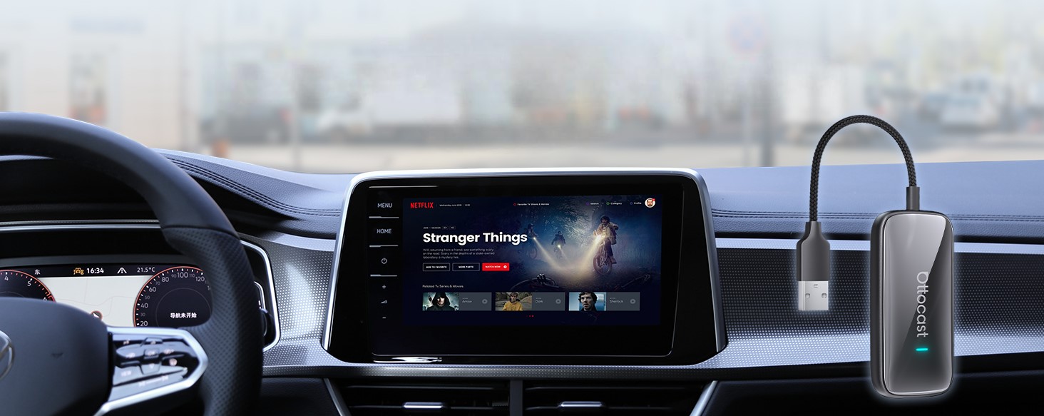 ottocast play2video multimediální přehrávač carplay androidauto android 12 evtech_cz 3